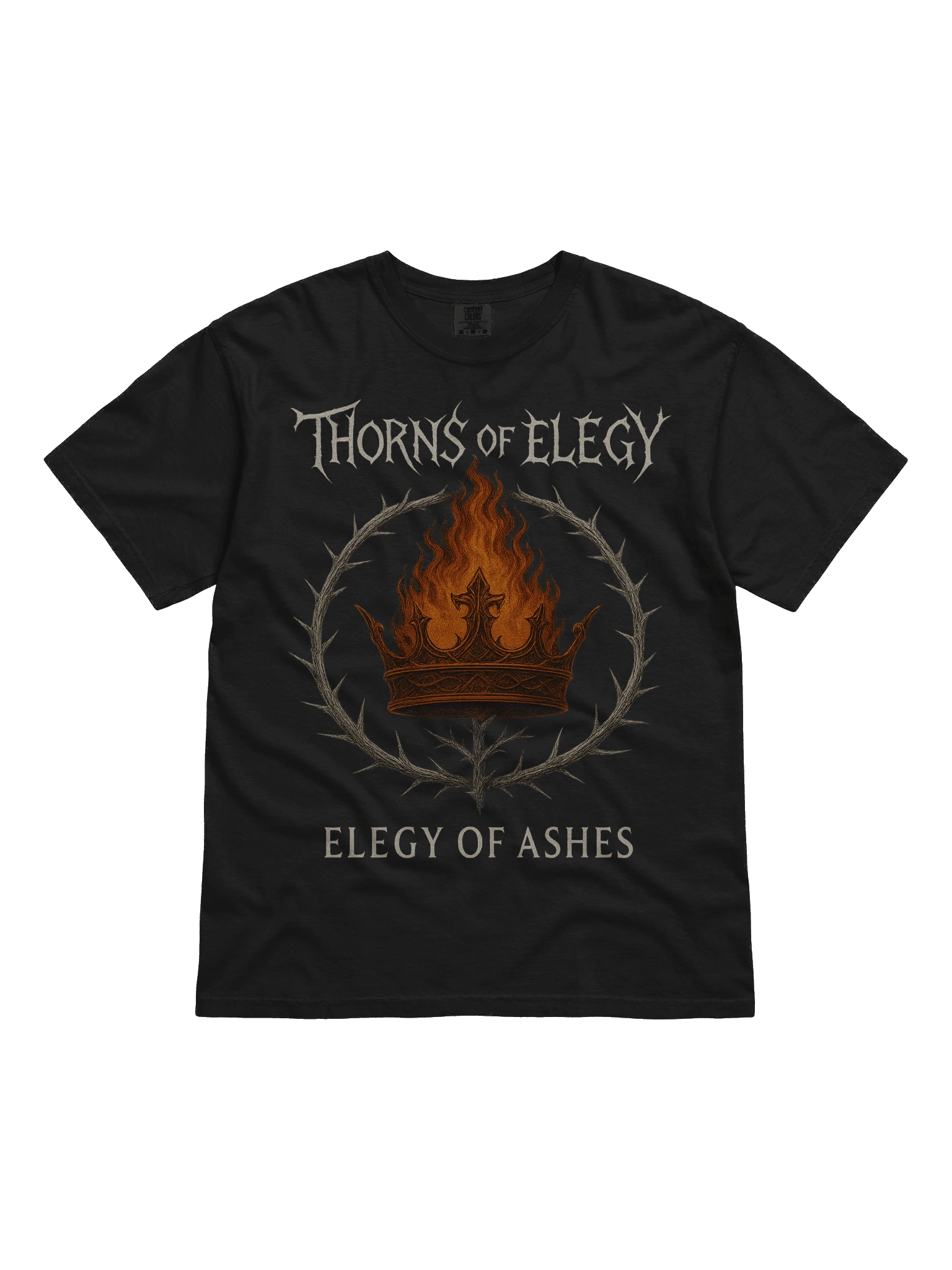 Thorns of Elegy – Elegy of Ashes Crown Tee product image (1)