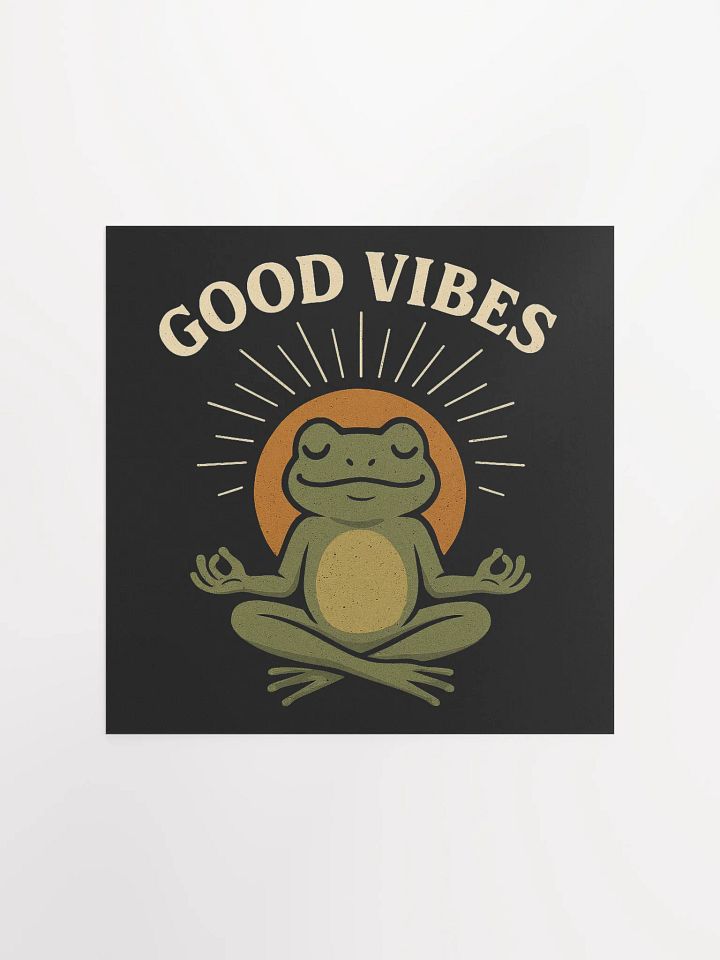 Good Vibes Matte Poster product image (3)