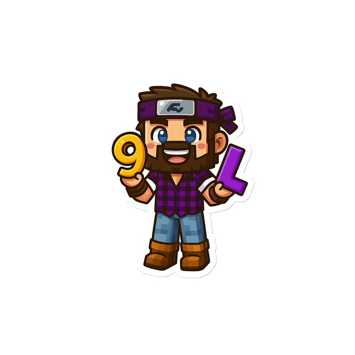 9LS4 AggroNinja89 Die-Cut Magnets product image (2)