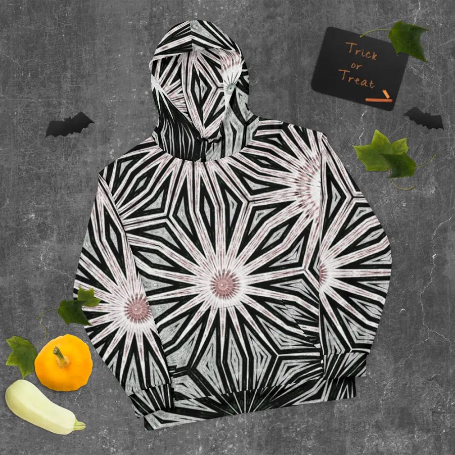 Abstract Coloured Modern Circles Unisex Pull Over Hoodie product image (12)