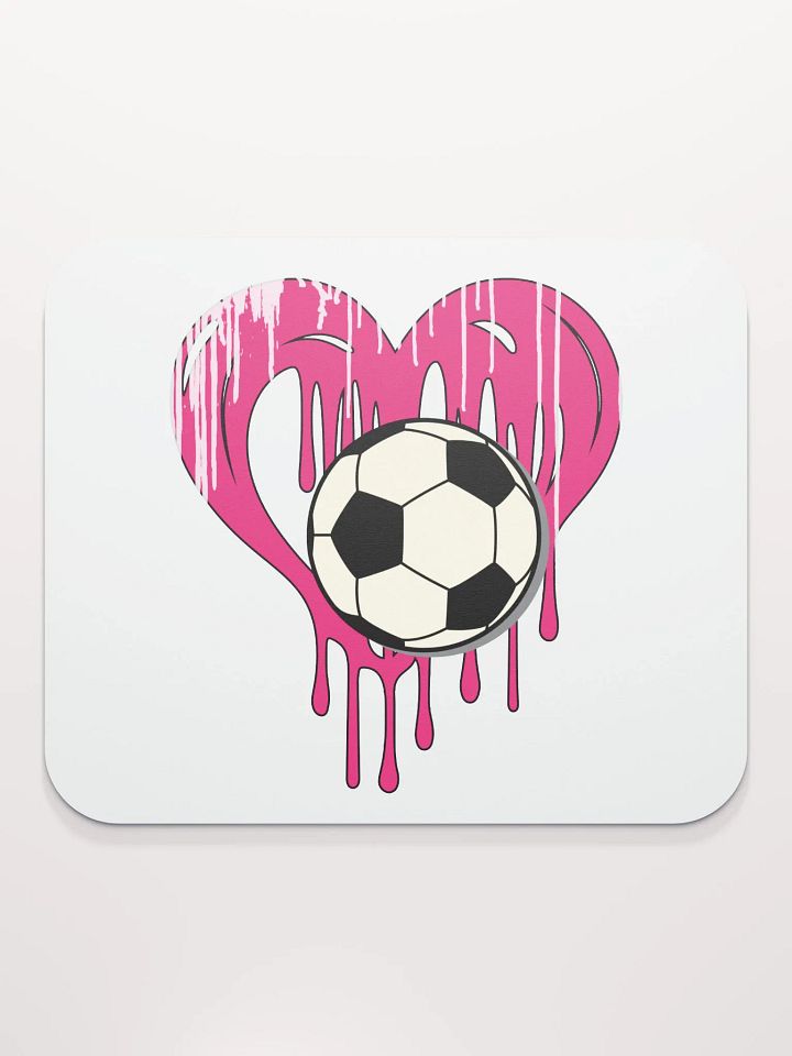 Heart Soccer Love for the Game Mouse Pad product image (2)