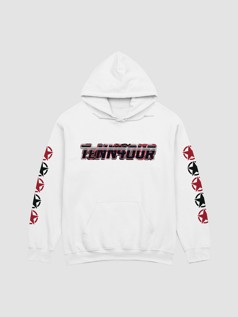 #TeNN4OURARMY Hoodie Red & Black product image (1)