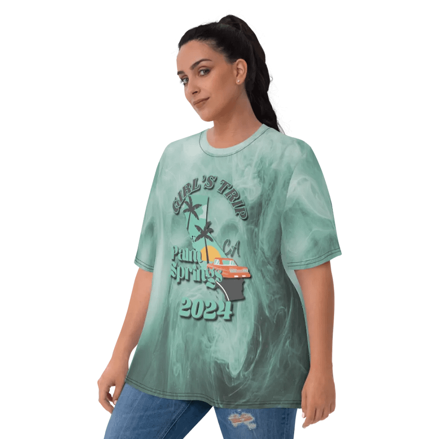 Girls Trip Palm Springs Ca 2024 All Over Print T-shirt product image (10)