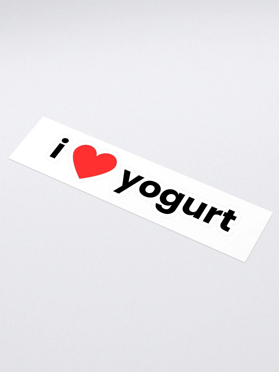 "i ❤ yogurt" sticker product image (1)