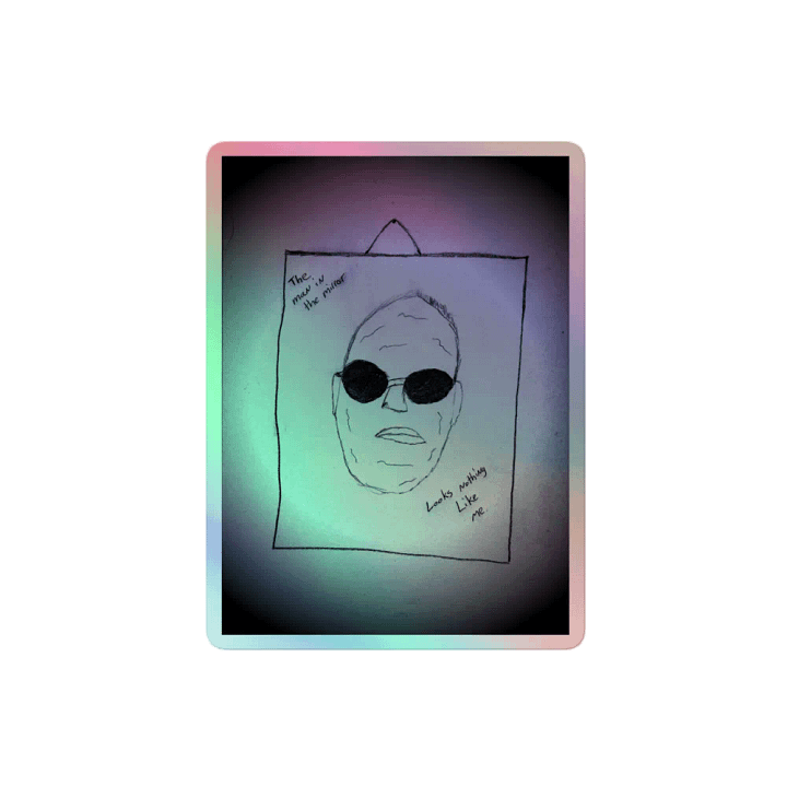 The Man in the Mirror Sticker product image (2)