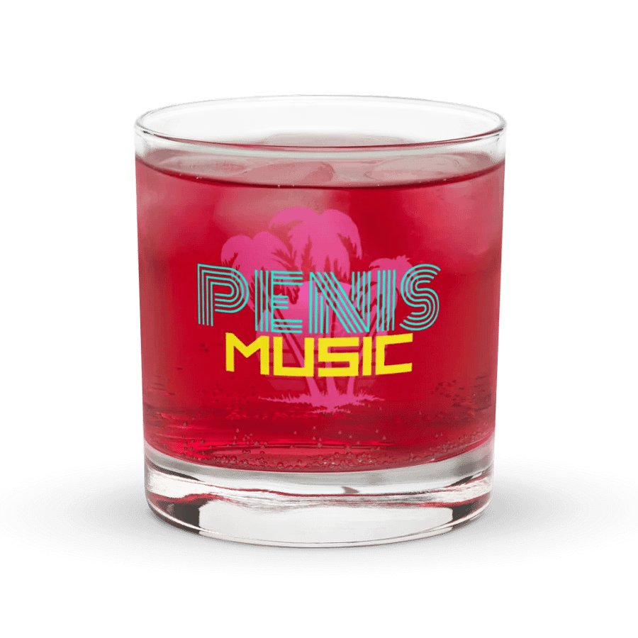 Penis Music rocks glass product image (7)