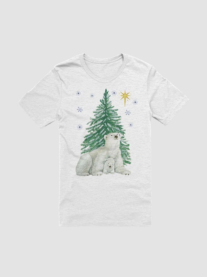 Arctic christmas polar bear mom and cub T-Shirt product image (1)