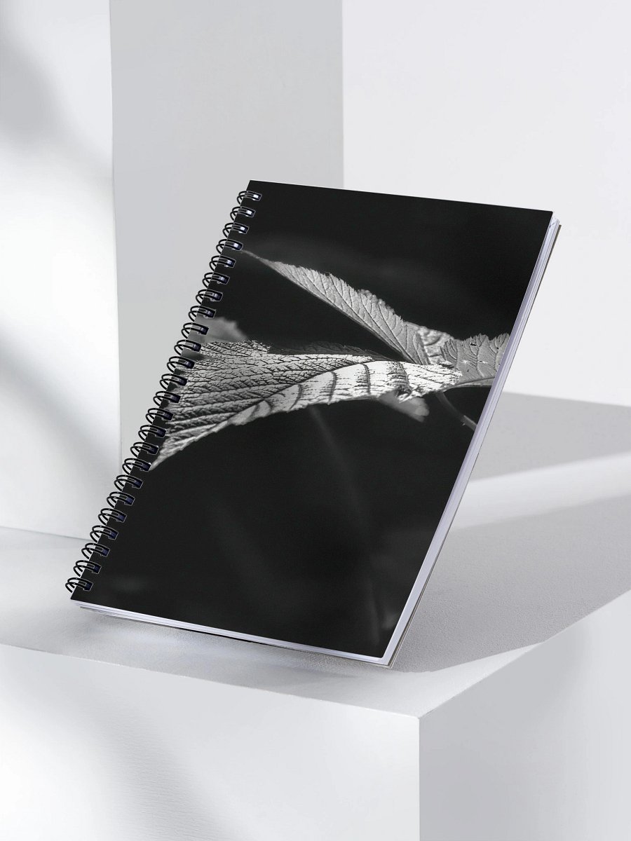 Sunlight on a Salmonberry Leaf Spiral Notebook product image (3)