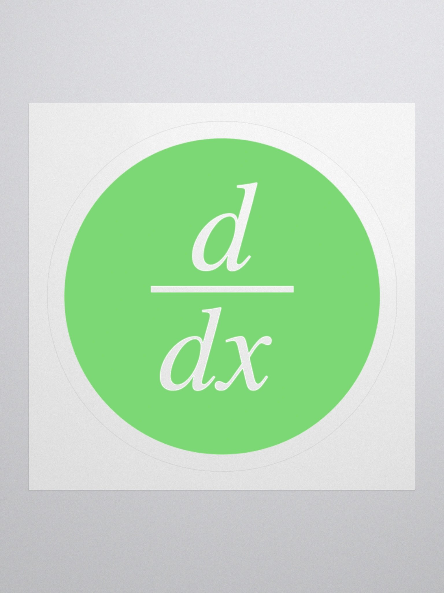 Calculus 1 Logo Sticker product image (1)