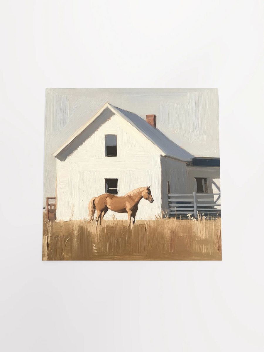 Modern Farmhouse: Brown Horse III Art Print product image (16)