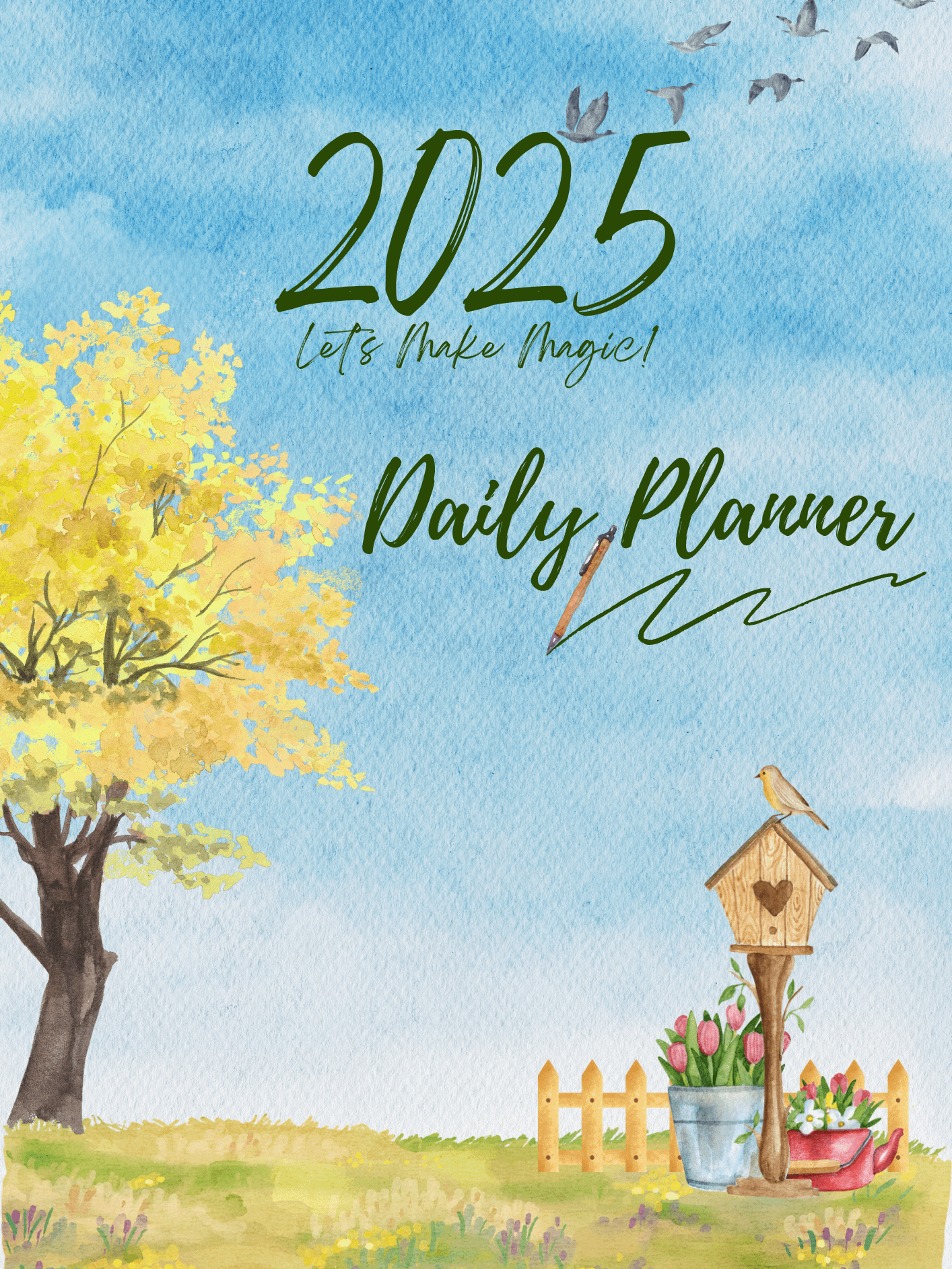 Plan Your Best Year: 2025 Printable Yearly Planner product image (1)
