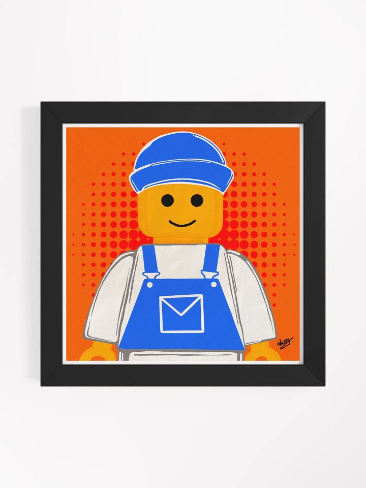 LEGO PEOPLE - Mr Handyman (Framed Matte Print) product image (1)