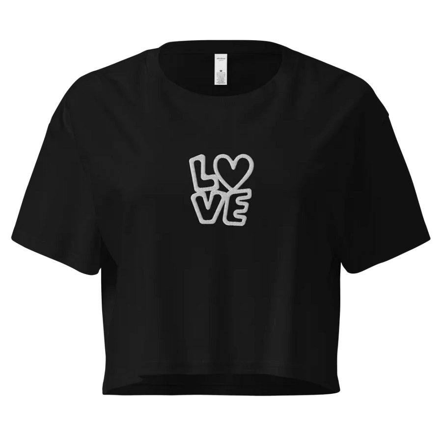 Pixel Heart Love Women's Crop Top product image (1)