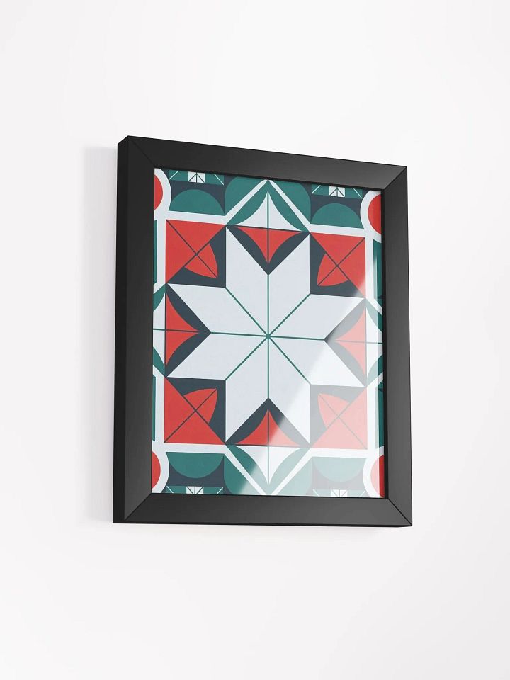 Kaleidoscope patterned Framed High-Quality Matte Poster (in) product image (6)