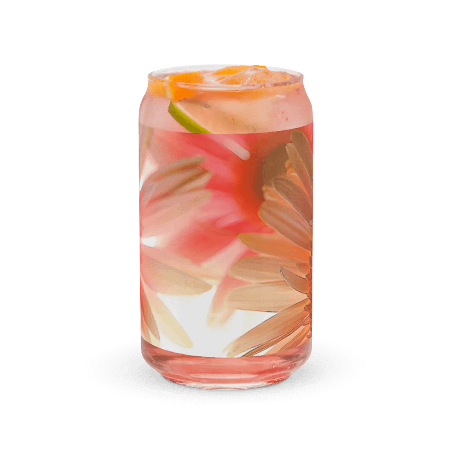 Flowers 2602 Can Shaped Glass product image (7)