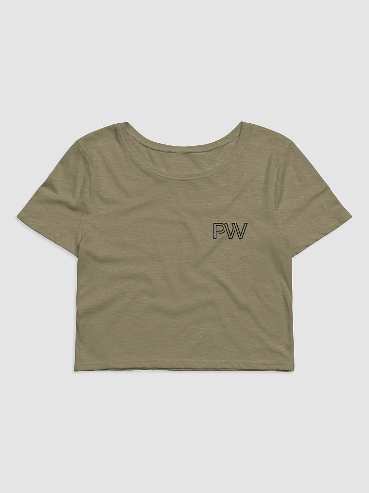 PW crop top with planets on the back product image (1)