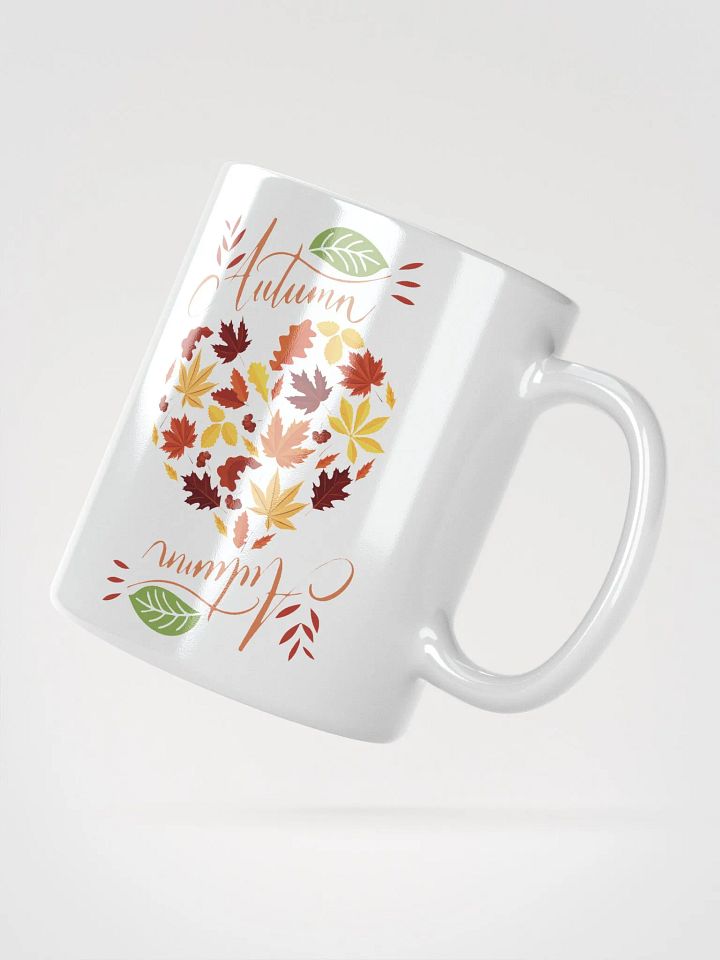 Autumn Leaf Heart Mug product image (4)