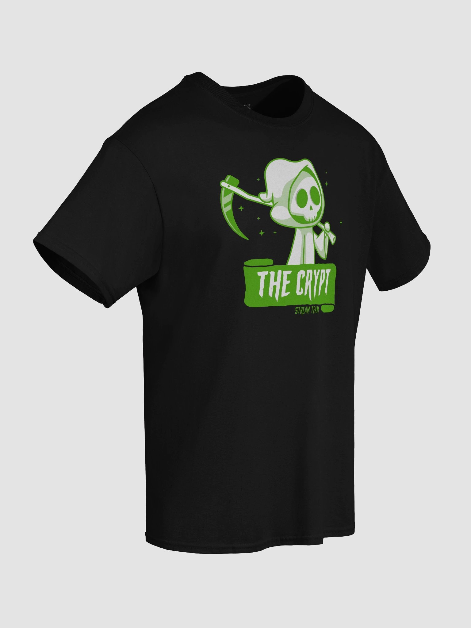 The Crypt Stream Team - Unisex Front Print Tee (lime) product image (39)