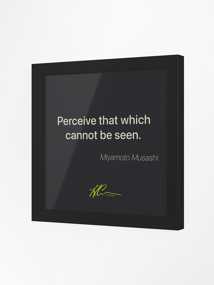 Miyamoto Musashi Q1 - Framed Poster product image (2)