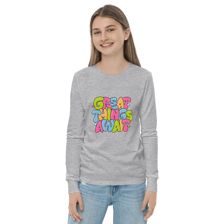 Colorful Optimism Youth Long Sleeve Tee product image (21)