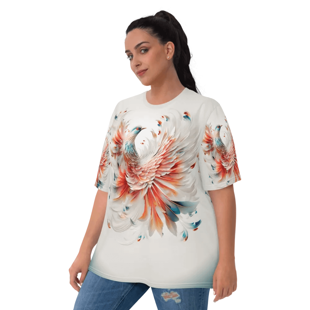 White pheasant T shirt product image (9)
