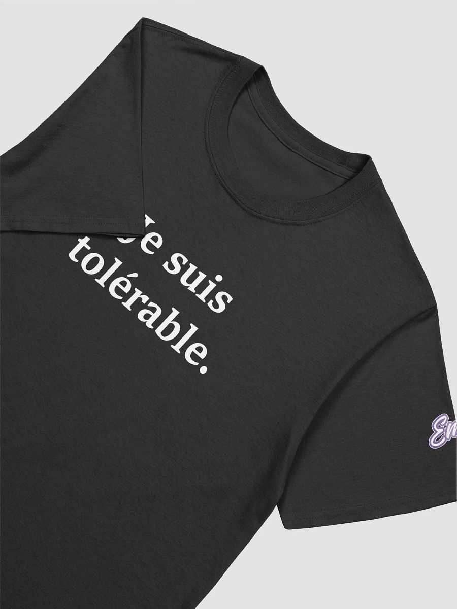 ''Tolérable'' T-shirt softstyle unisexe product image (3)