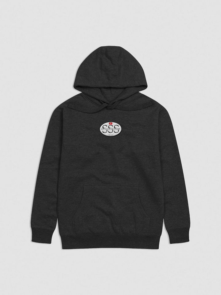 The Stacker Embroidered Hoodie Small Logo Centered product image (1)
