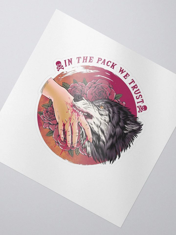 In the Pack We Trust Sticker product image (2)