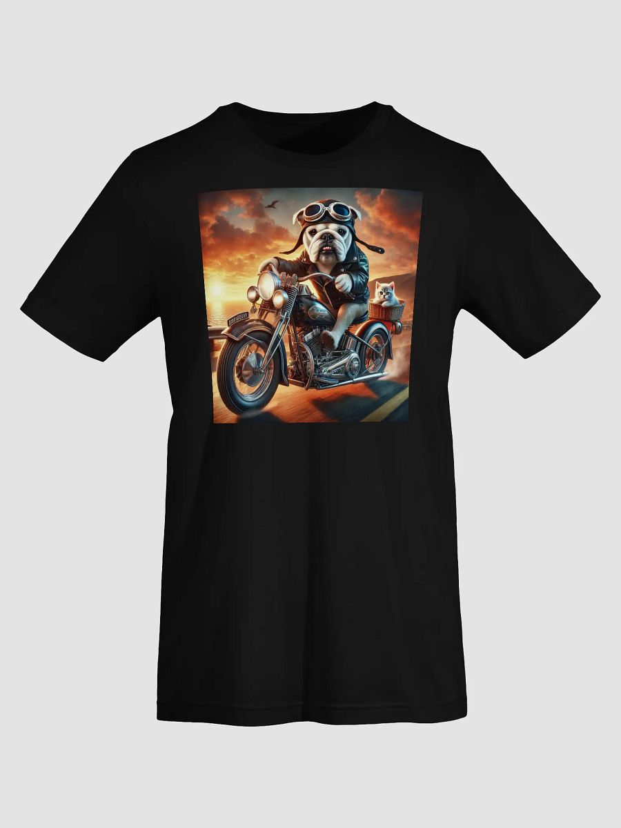 Motorcycle Bulldog T-Shirt product image (18)