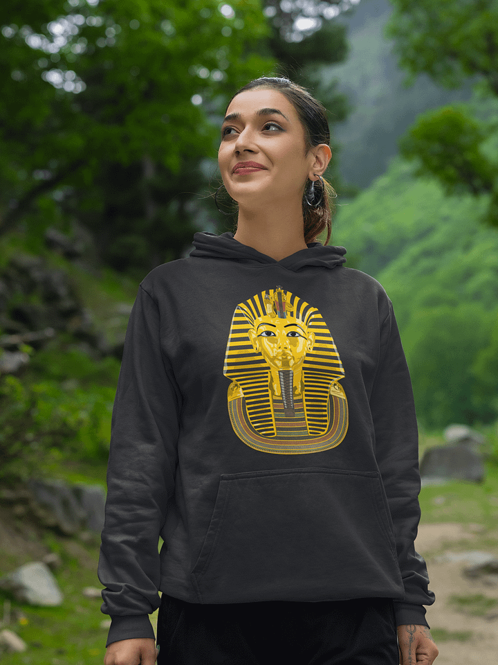 Tutankhamun Mask Printed Classic Pullover Hoodie product image (1)