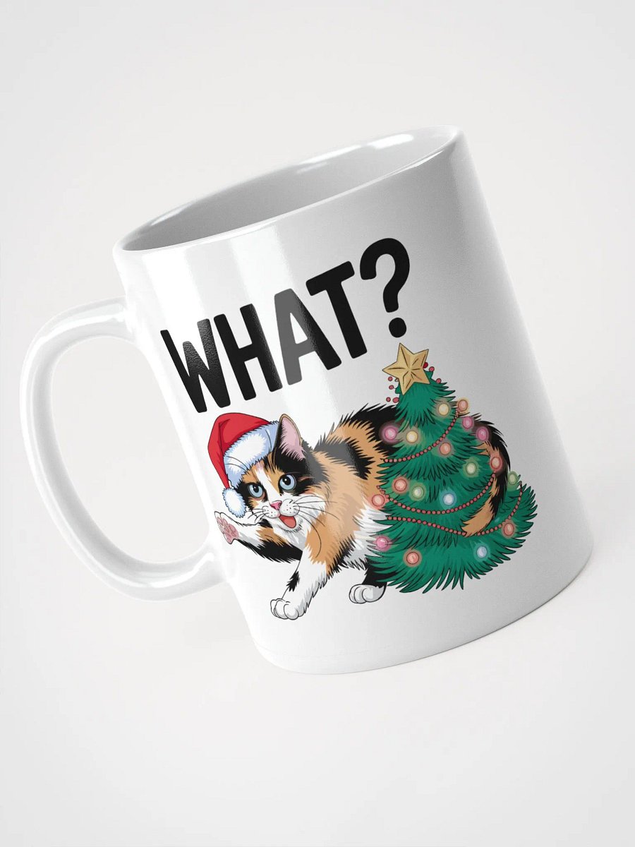 Sassy Cat And The Christmas Tree Mug product image (2)