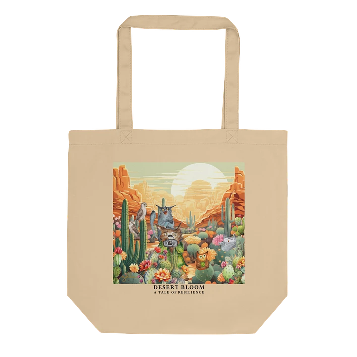 Desert Bloom: A Tale of Resilience Eco Tote Bag (Small) product image (1)