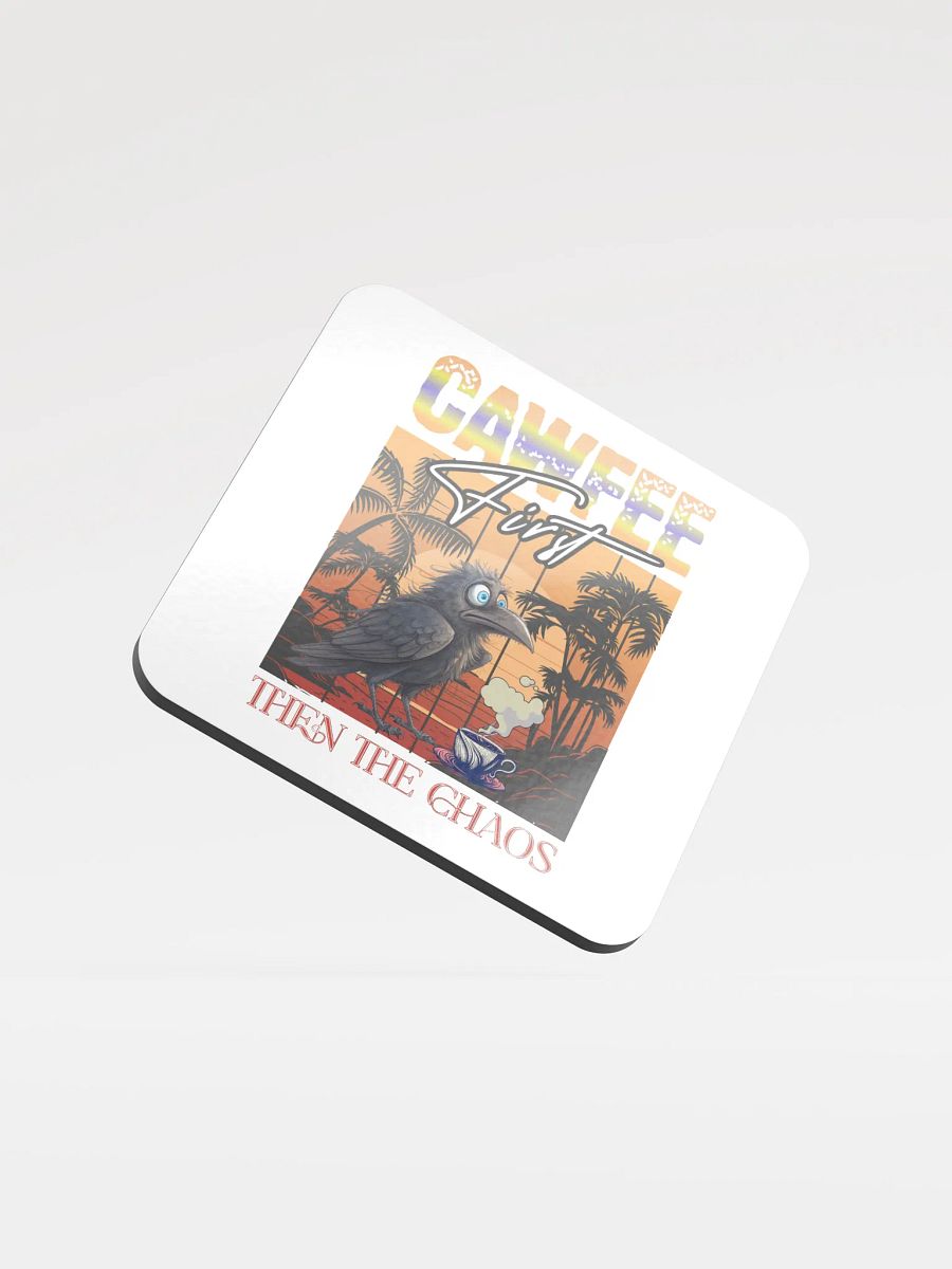 Cawfee First Then The Chaos Ravens Brew Coaster Set product image (2)