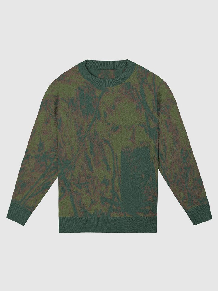 Knitted Crewneck Sweater Relaxed Fit - Dead Split - It Happennnns Camo product image (1)