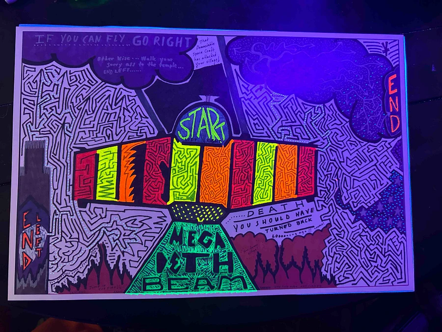 Space$h!+ ~Enhanced~ Black Light Answer Key Version product image (3)