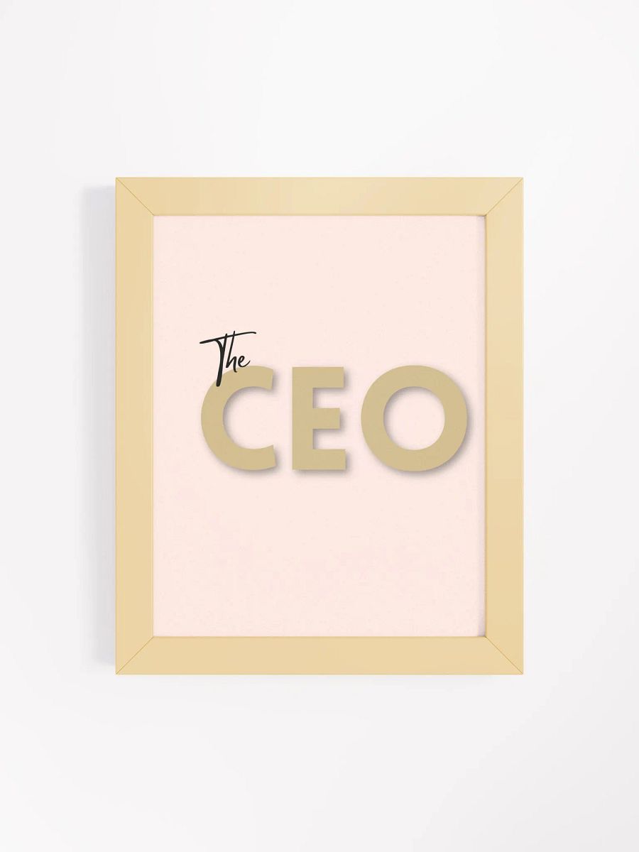 The CEO Wall Art - Blush product image (4)