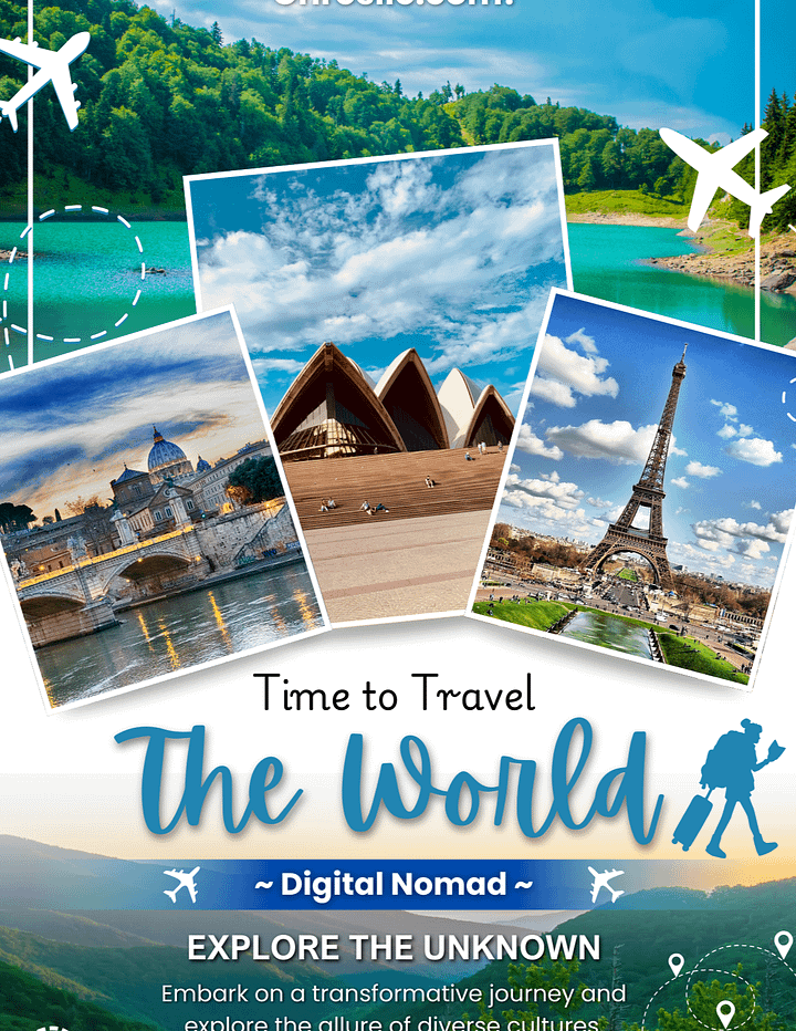 Digital Nomad Mini Guide: Time to Travel The World! Key Essentials for a Nomadic Lifestyle product image (1)