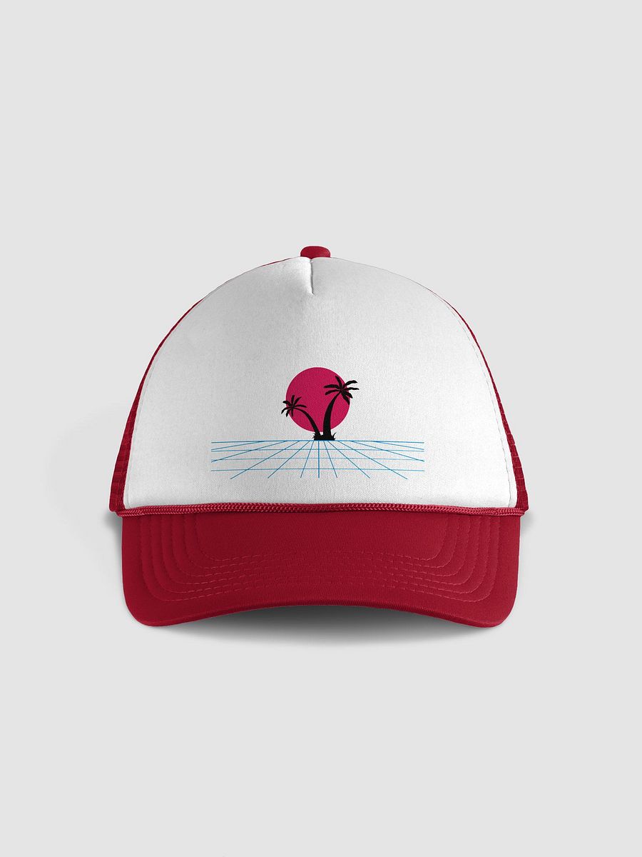 Retro Futuristic Foam Trucker Hat product image (1)