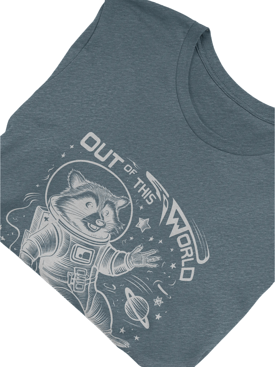 Space Raccoon Adventure T-Shirt product image (5)