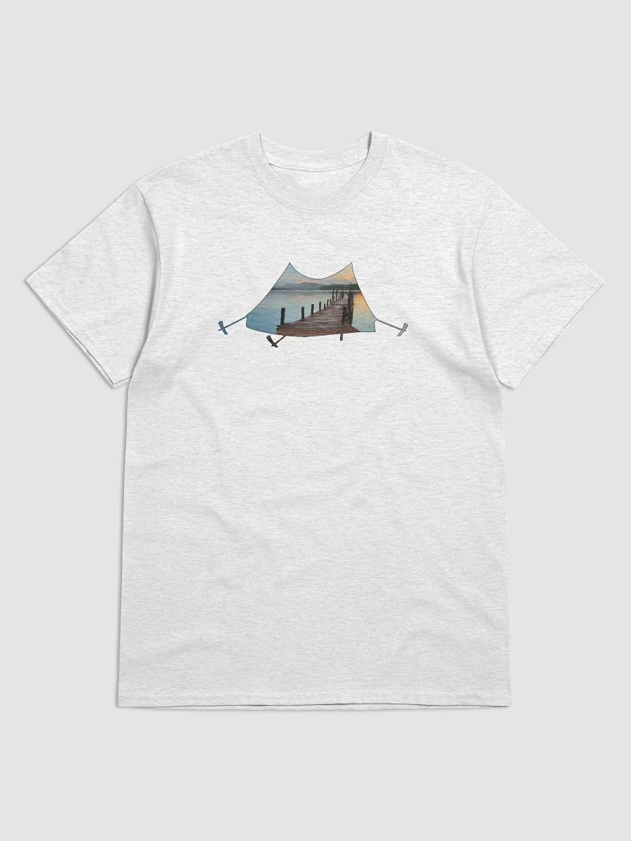 Camp, Relax, Reflect Hiking, tent, outdoors, camping, relaxing, bridge, adventure, away from home, nature, travel, mountain, forest, wild, trees, sunset, retro, souvenir, distressed. product image (5)