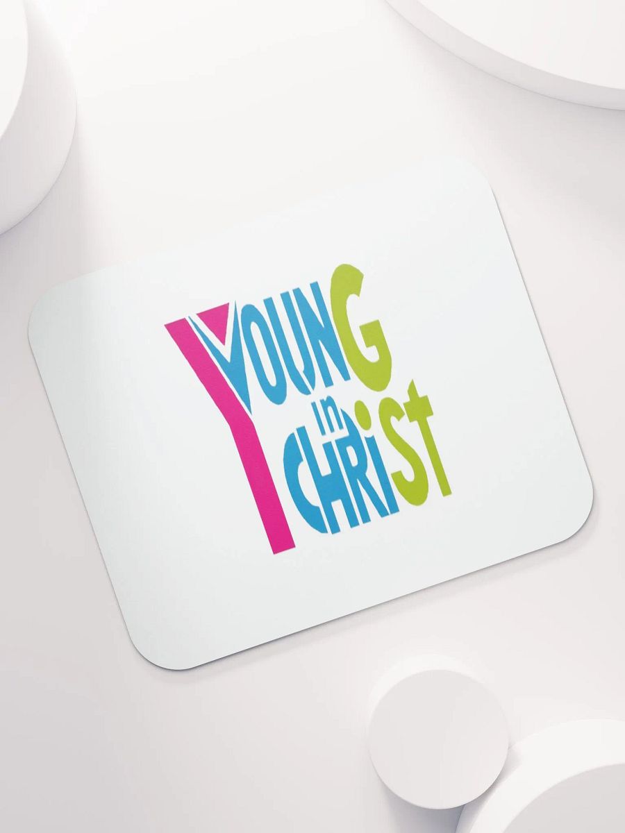 Colorful 'Young in Christ' Mouse Pad product image (7)