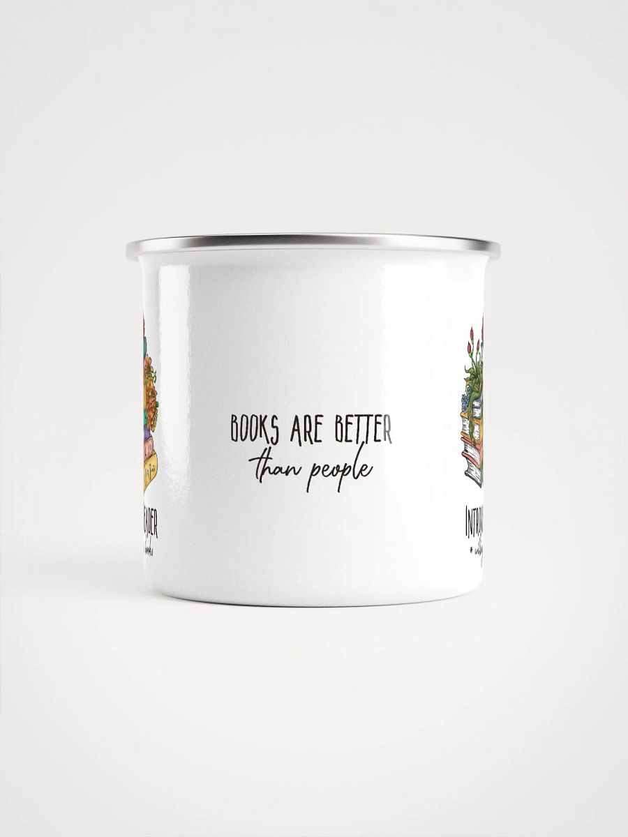 Introverted Reader Enamel Mug product image (2)