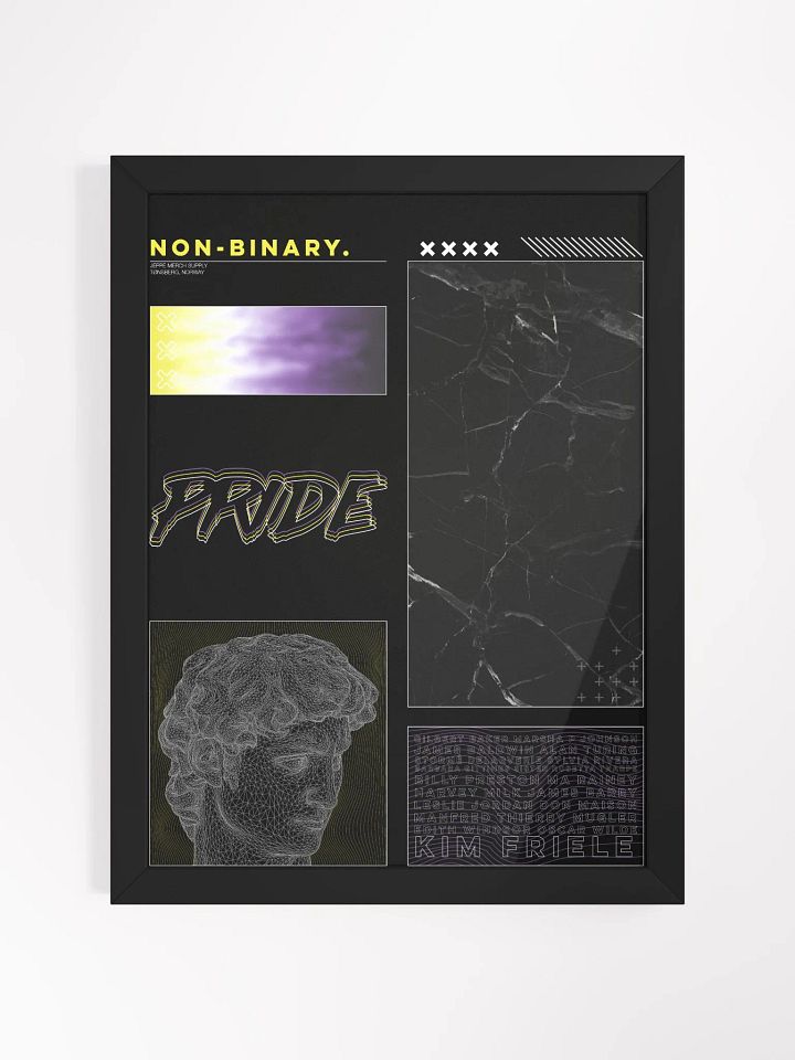 Non-Binary Pride Framed Poster product image (2)