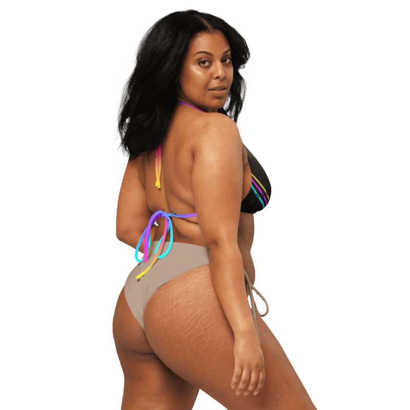 AbsolutRyan - Pattern- All-Over Print Padded String Bikini (Top) product image (4)