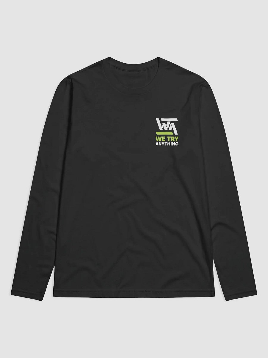 WE TRY ANYTHING Branded Premium Long Sleeve Crew product image (1)