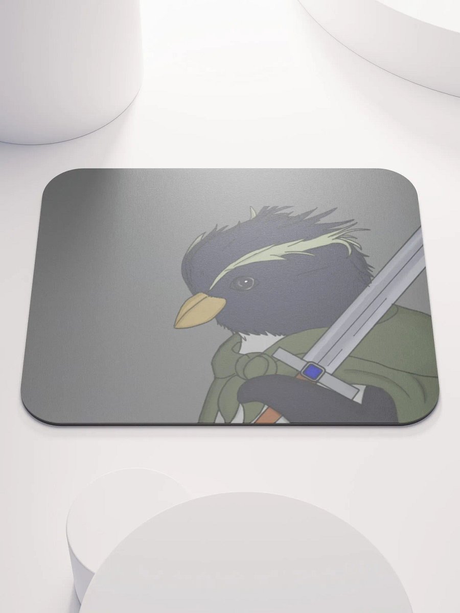 Waddles The Mouse Pad (Grey) product image (1)
