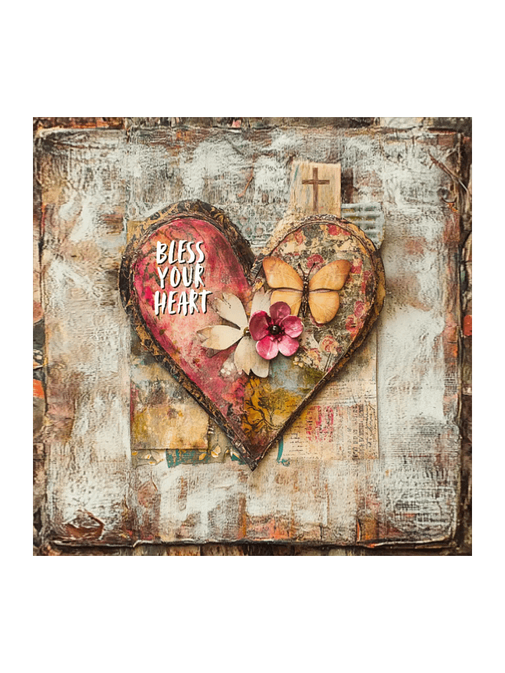 Bless Your Heart: Square Sticker product image (1)