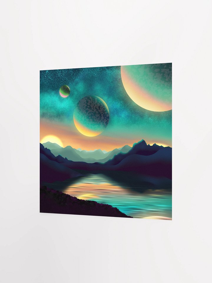 Galaxy Moonscape Poster product image (2)