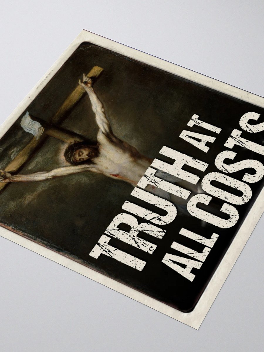 Truth at All Costs podcast art sticker product image (7)