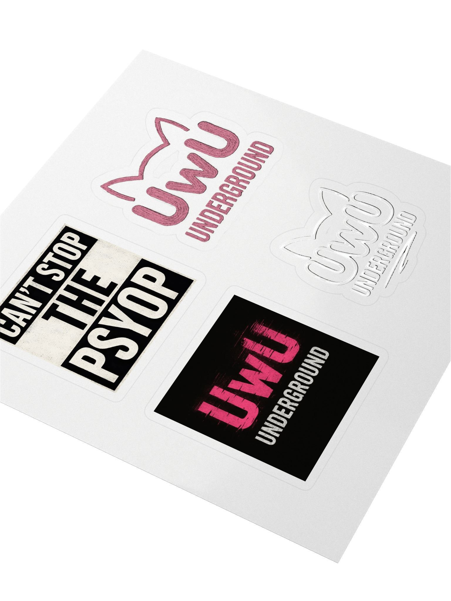 UwU Underground - Lappie Stickers product image (3)